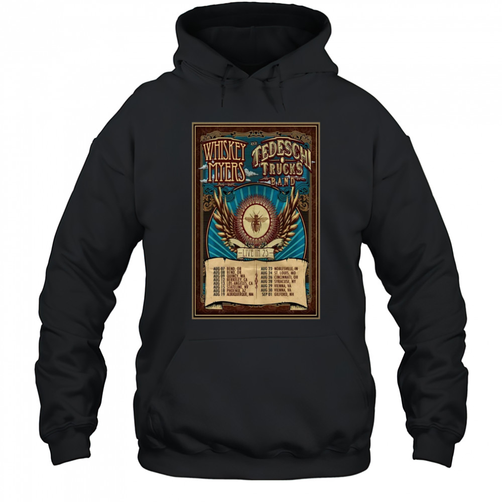Whiskey Myers and Tedeschi Trucks Band Live In August – September 2025 t-shirt Hoodie