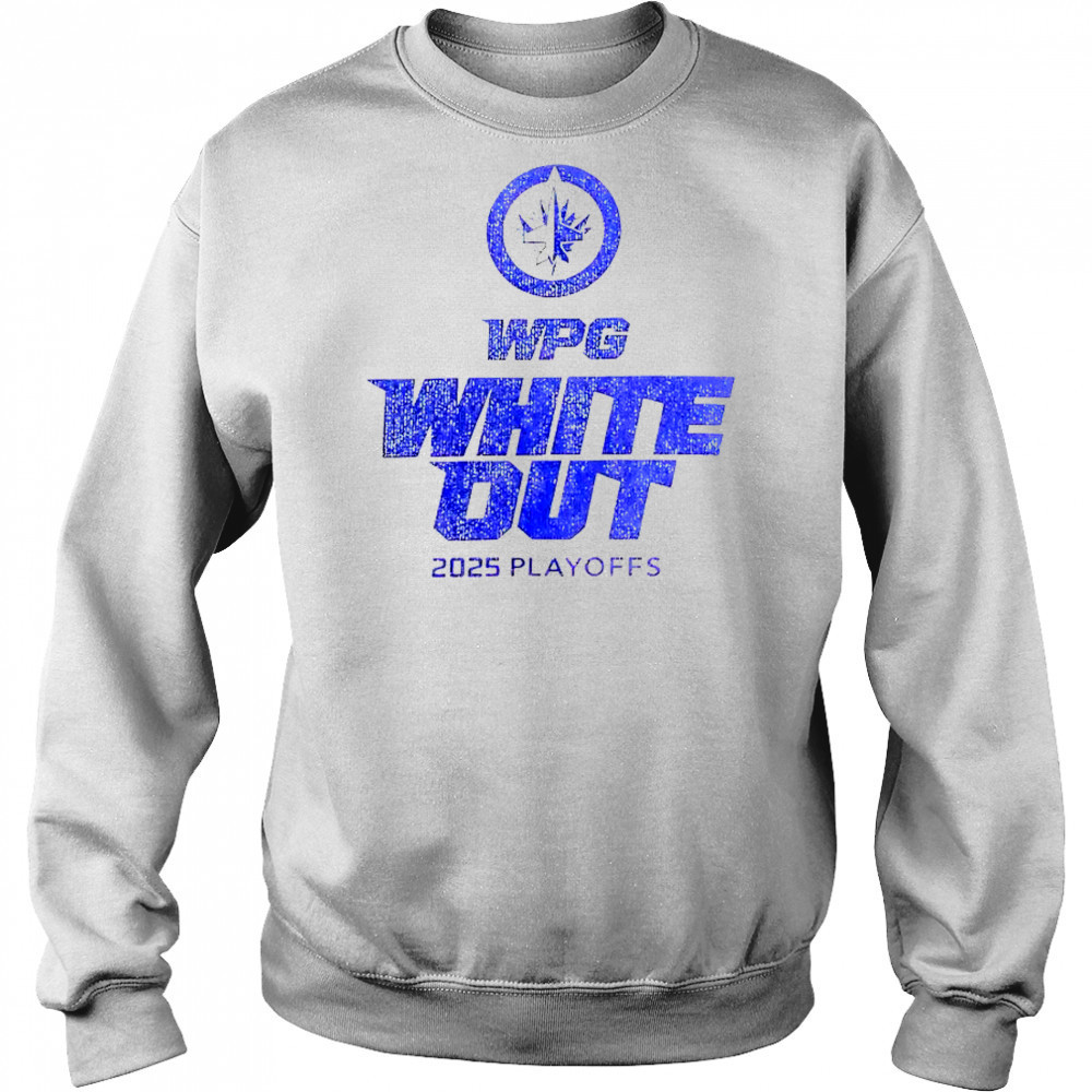 Winnipeg Jets 2025 Playoffs WPG White Out T-Shirt Hoodie