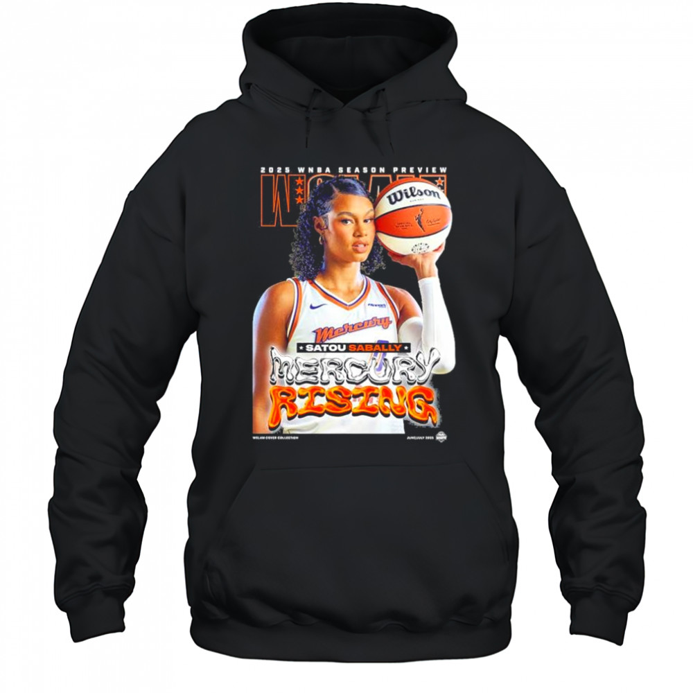 WSLAM Satou Sabally Phoenix acMercury SLAM 256 Mercury Rising 2025 WNBA Season Preview t-shirt Hoodie