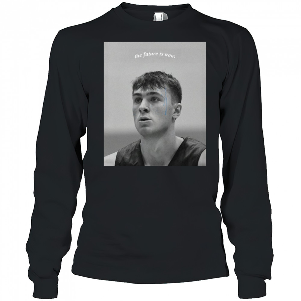 Zakletics Cooper Flagg Duke Blue Devils basketball The Future Is Now Poster t-shirt Long Sleeved