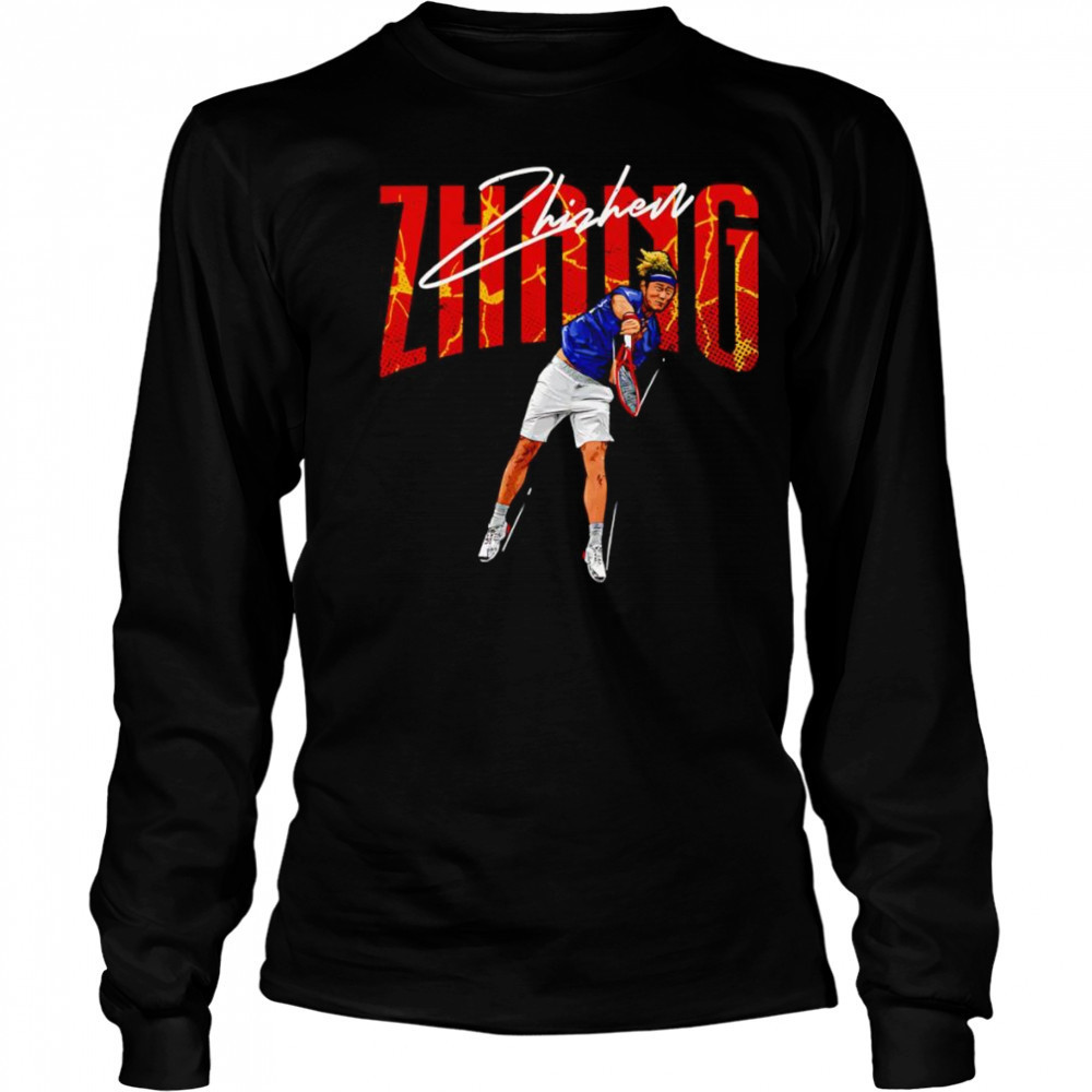 Zhizhen Zhang tennis player name shirt Long Sleeved