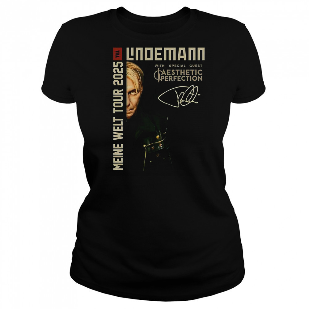 2-Sided Till Lindemann Meine Welt Tour 2025 Rundhals T-Shirt Women's T-shirt