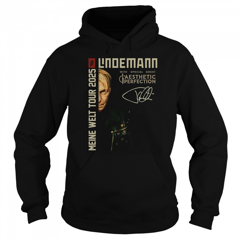 2-Sided Till Lindemann Meine Welt Tour 2025 Rundhals T-Shirt Sweatshirt