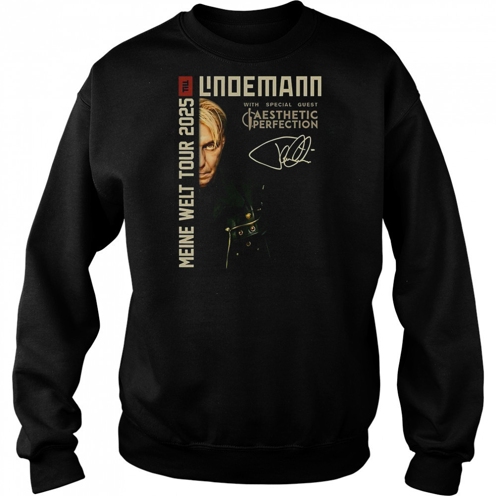 2-Sided Till Lindemann Meine Welt Tour 2025 Rundhals T-Shirt Hoodie