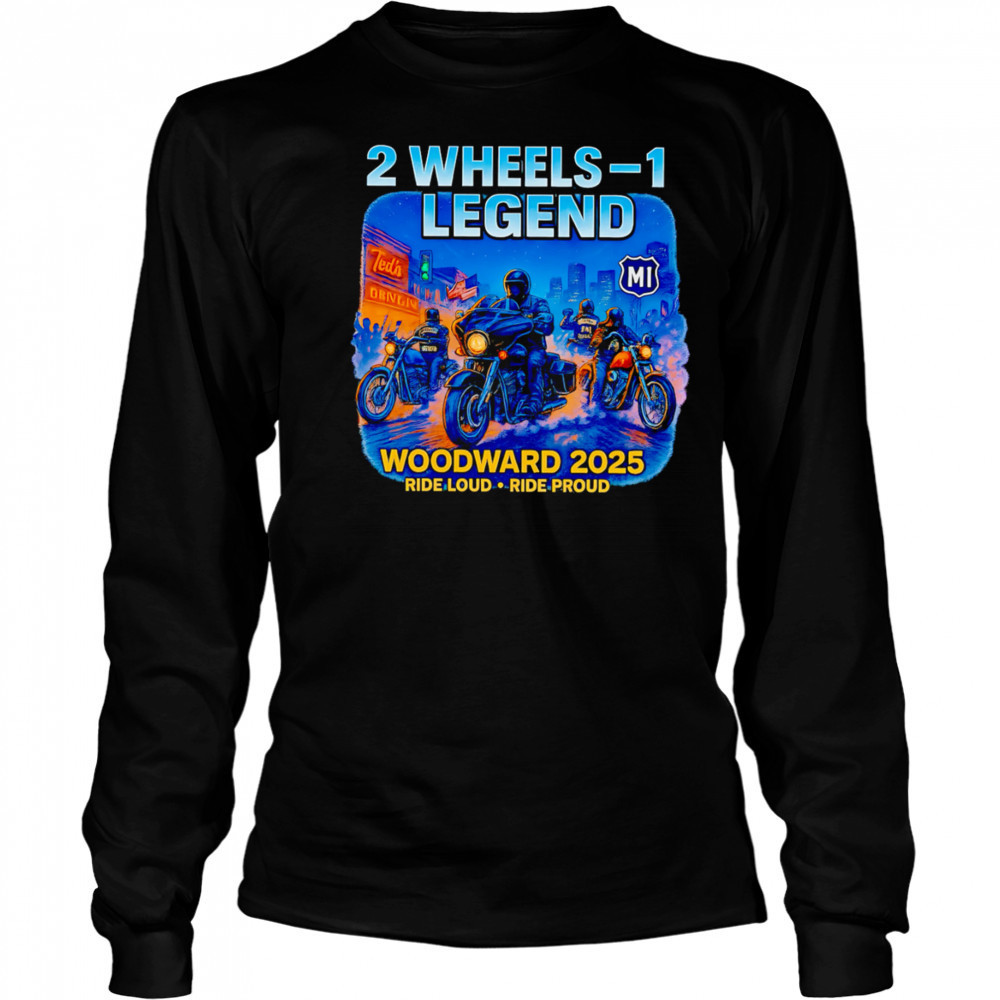 2025 Woodward Biker Legend 2 Wheels shirt Long Sleeved