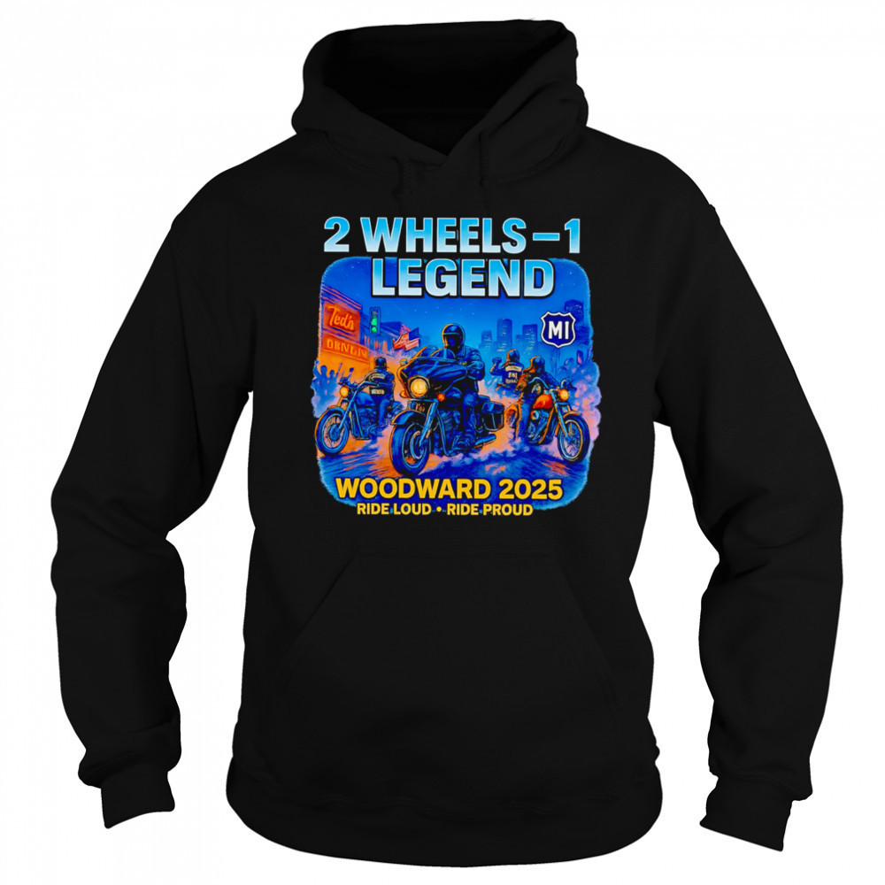 2025 Woodward Biker Legend 2 Wheels shirt Sweatshirt