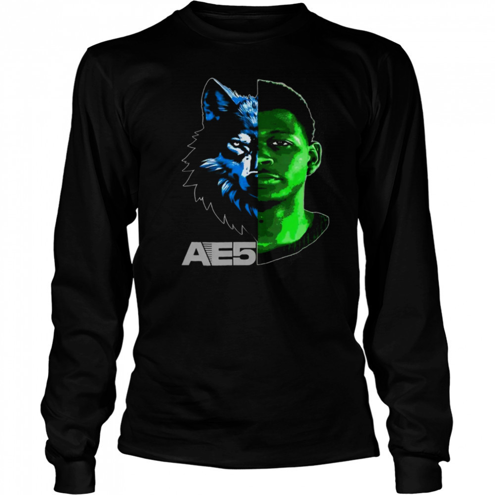 AE5 Anthony Edwards Minnesota Timberwolves Game Day Shirt Long Sleeved