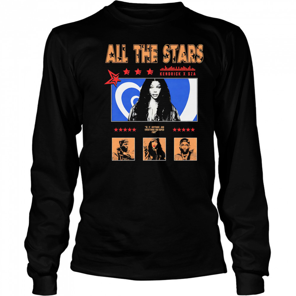 All the Stars Kendrick x Sza shirt Long Sleeved