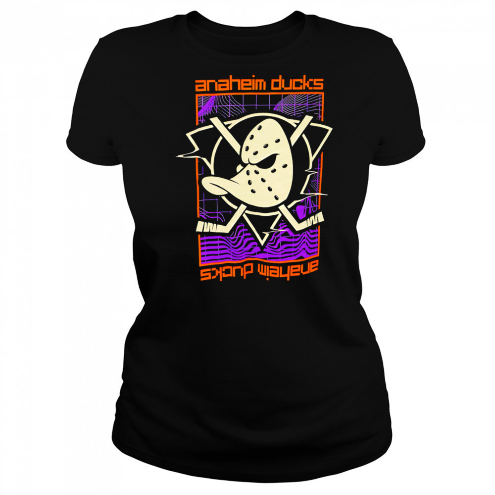 Anaheim Ducks reverse letters shirt Women's T-shirt