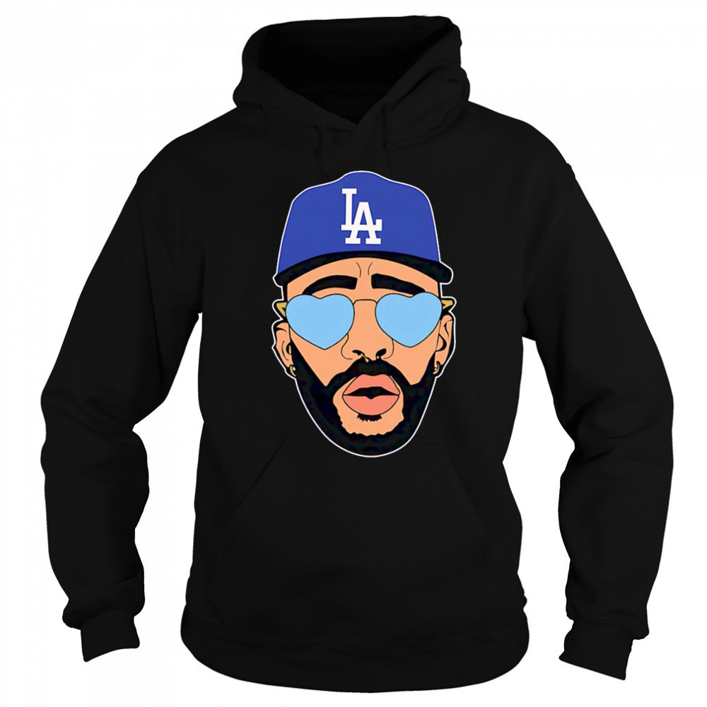 Bad Bunny Dodgers Big Head shirt Sweatshirt