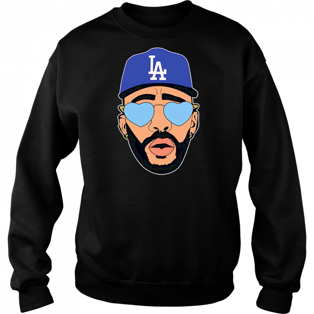 Bad Bunny Dodgers Big Head shirt Hoodie
