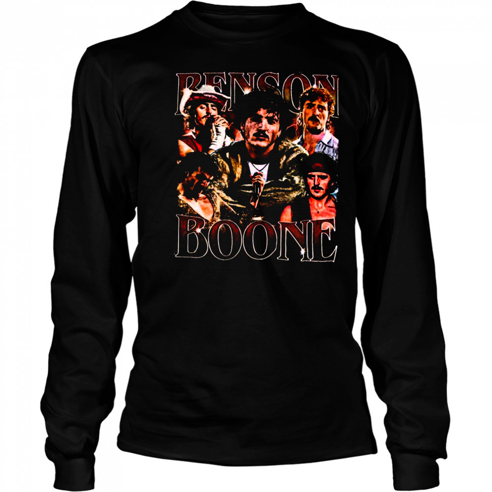 Benson Boone Bootleg 90s Vintage T Shirt Long Sleeved