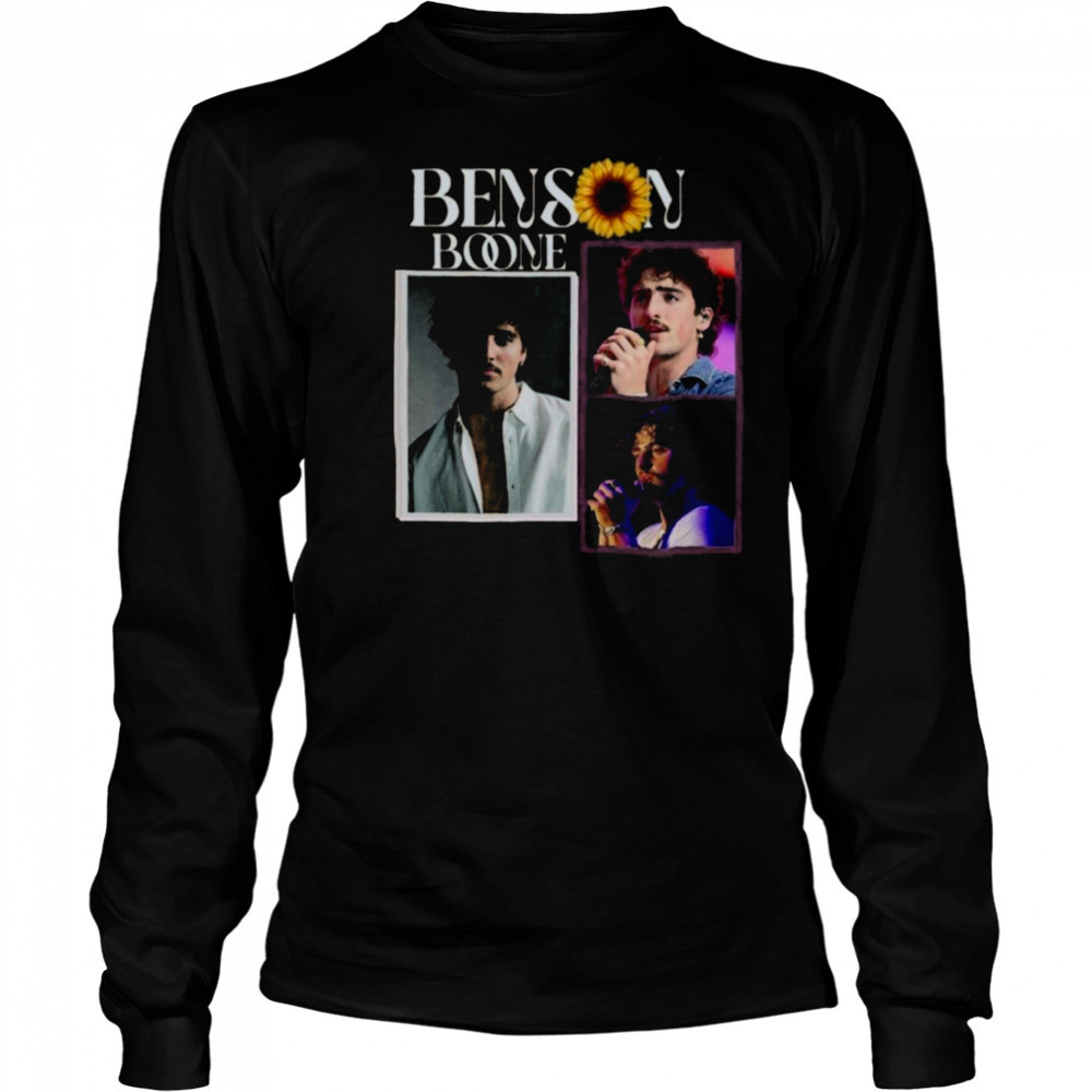 Benson Boone Comfort Colors Concert T Shirt Long Sleeved