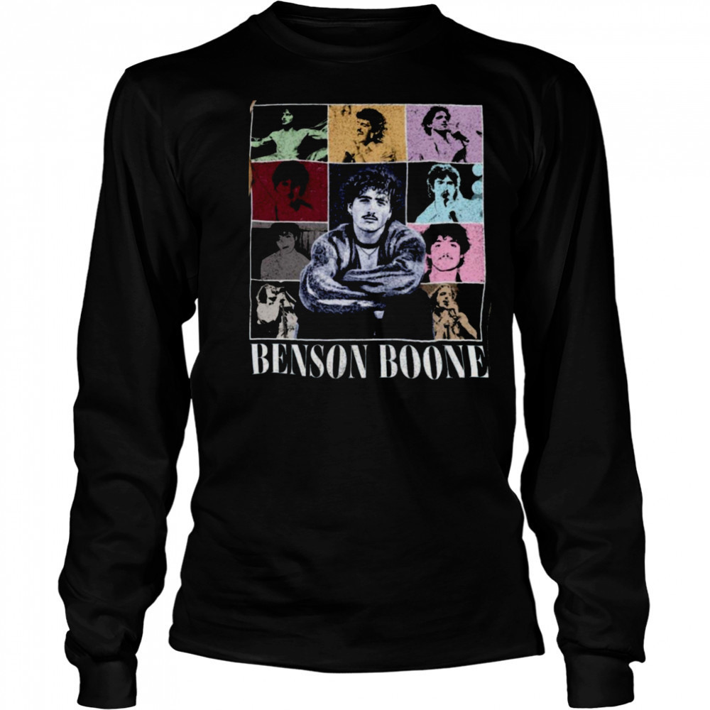Benson Boone Vintage Tour Fan Gift T Shirt Long Sleeved