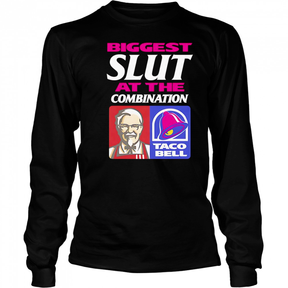 Biggest Slut At The Combination shirt Long Sleeved