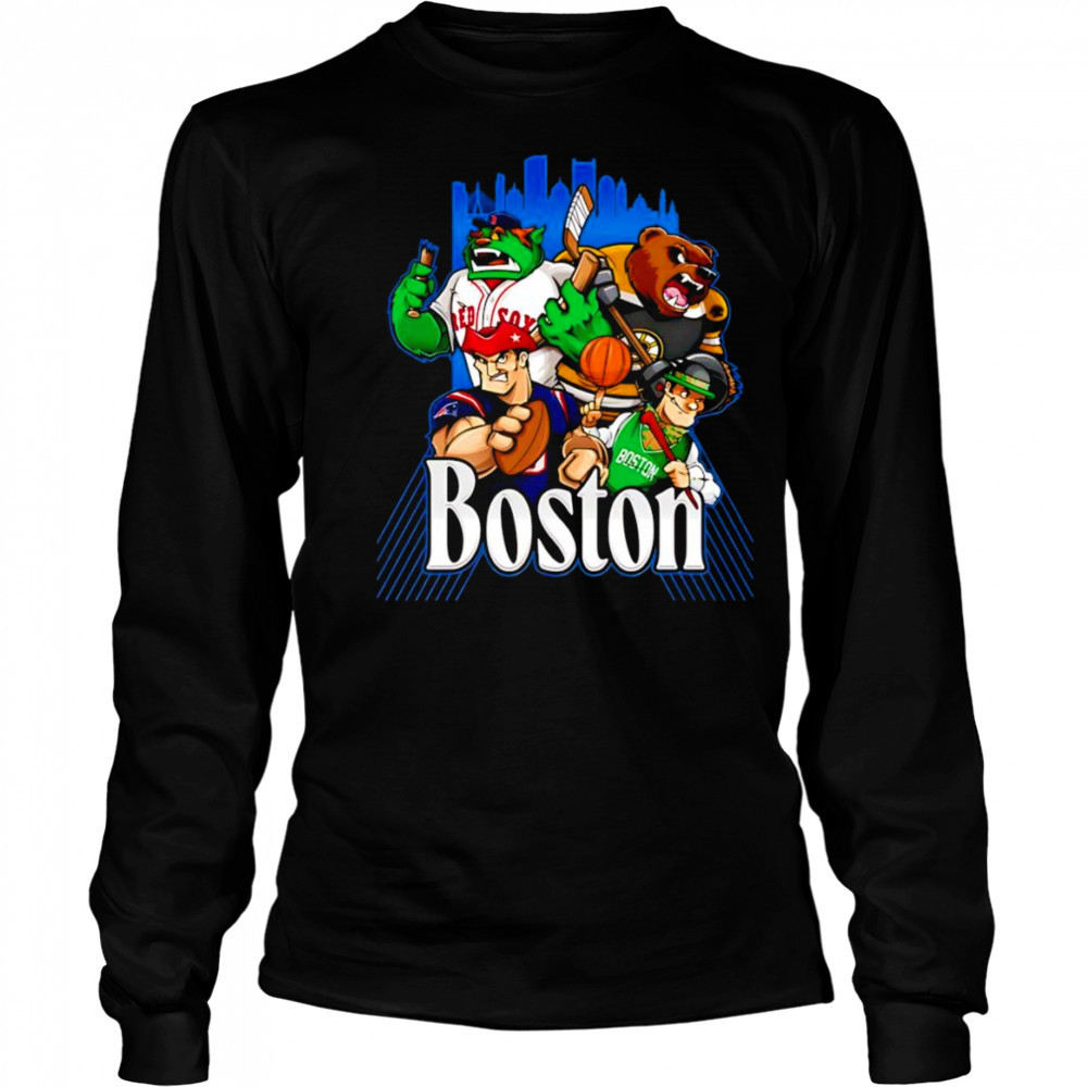 Boston sports mascot shirt Long Sleeved