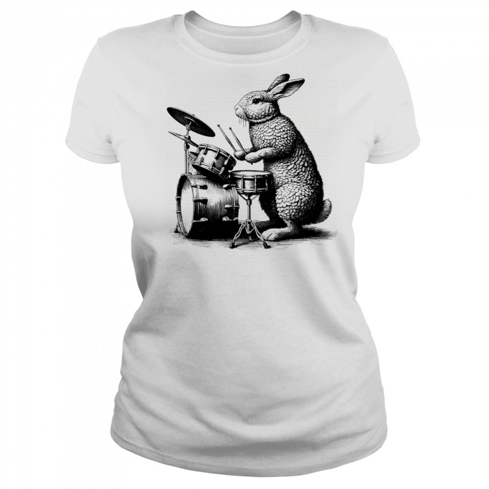 Bunny Rabbit Drummer vintage shirt Women's T-shirt