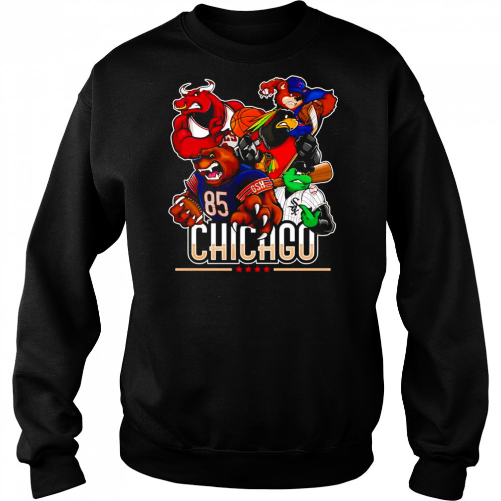 Chicago sports mascot shirt Hoodie