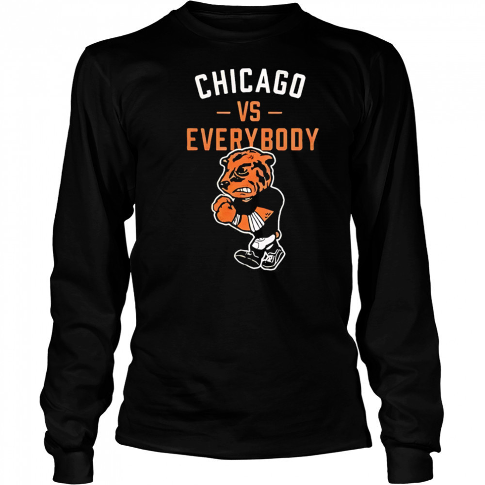 Chicago Vs Everybody Mascot shirt Long Sleeved
