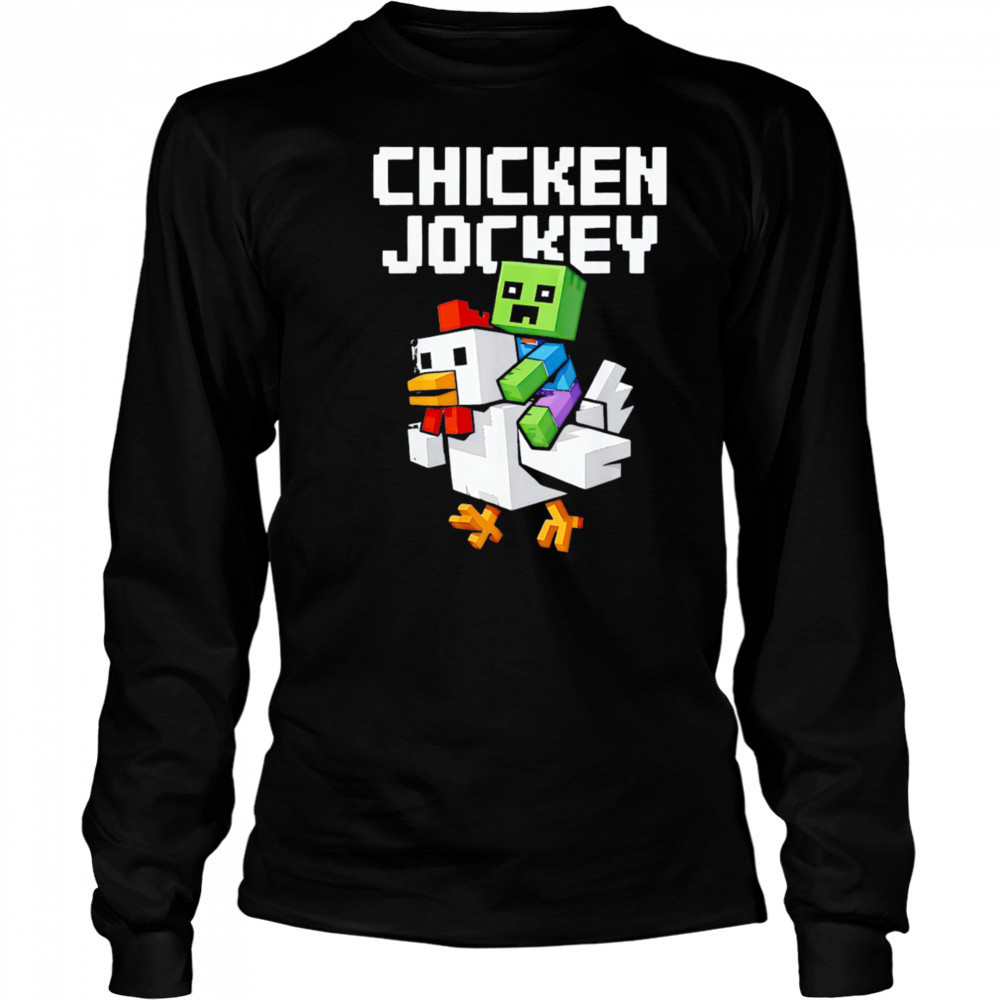 Chicken Jockey robot shirt Long Sleeved