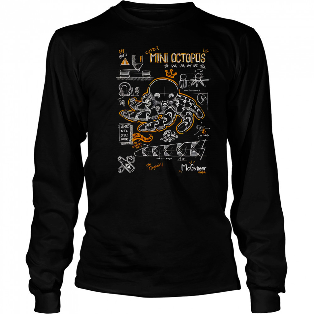 Cute Mini Octopus shirt Long Sleeved