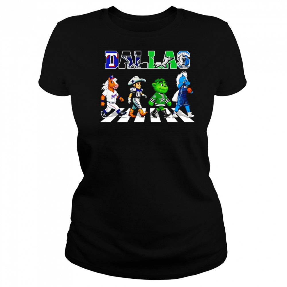 Dallas sports Abbey Road mascot shirt Women's T-shirt