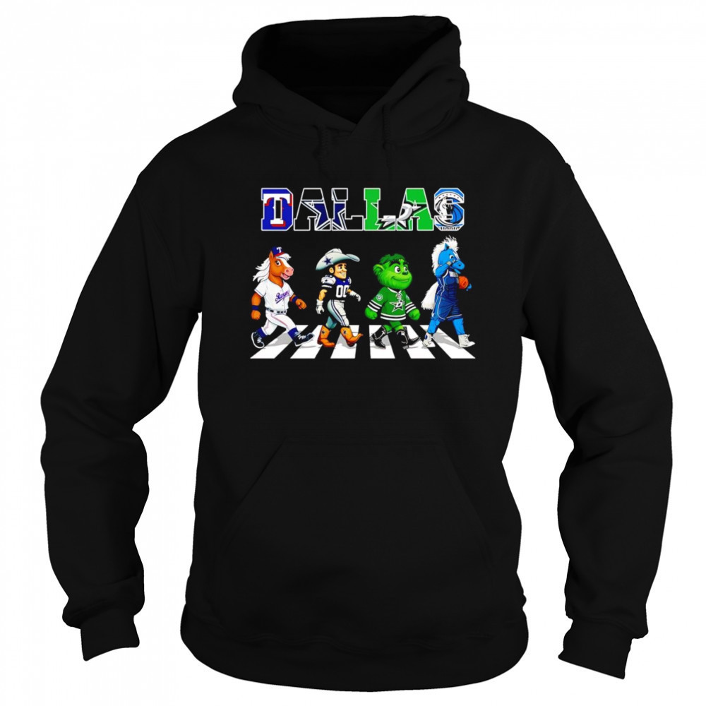 Dallas sports Abbey Road mascot shirt Sweatshirt