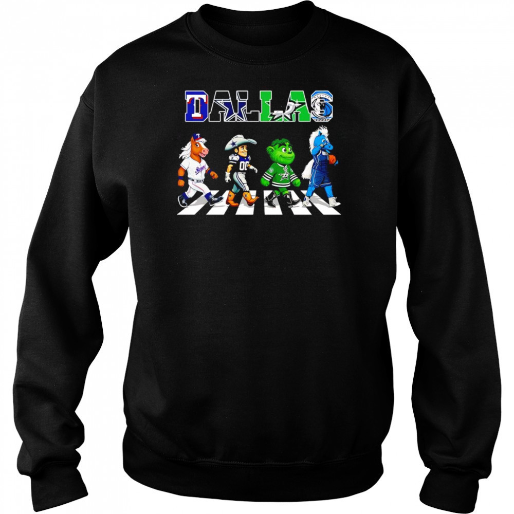 Dallas sports Abbey Road mascot shirt Hoodie