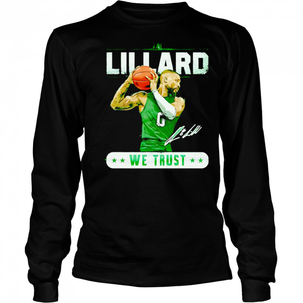 Damian Lillard Men’s Damian Lillard Milwaukee shirt Long Sleeved