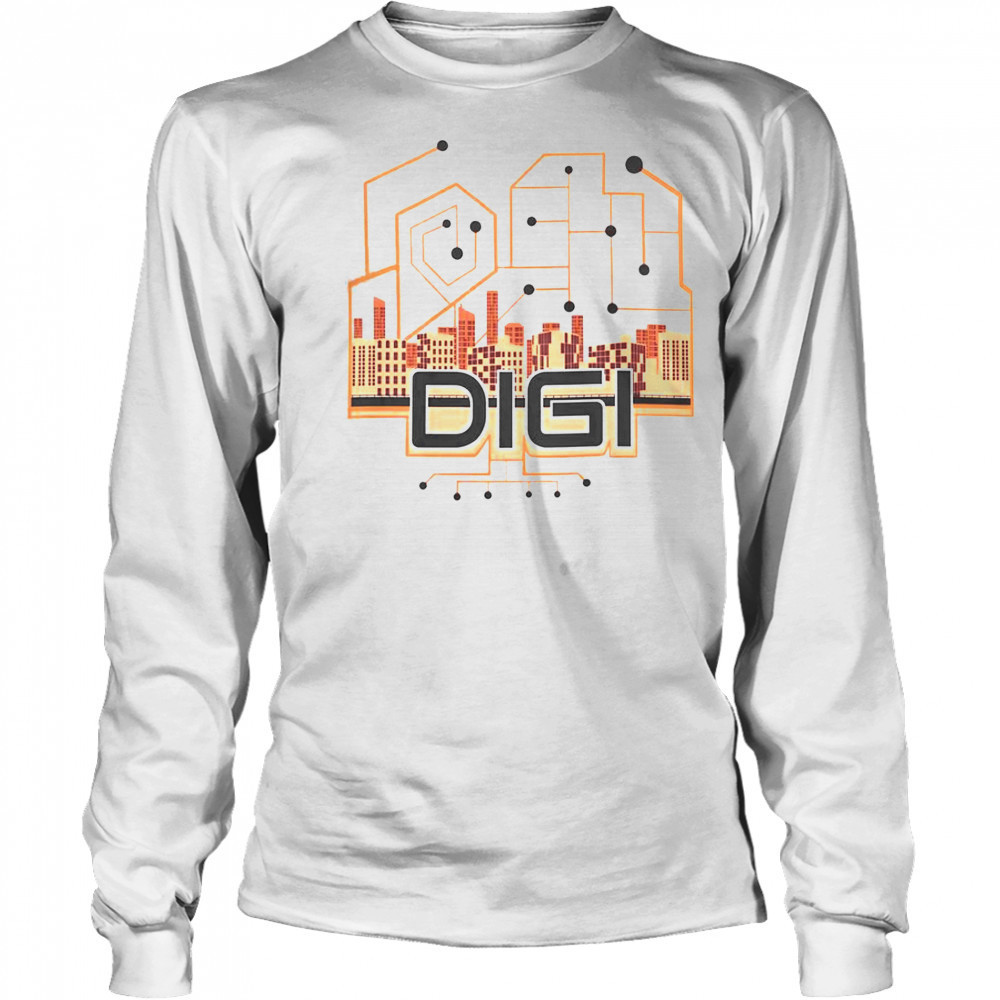 Digi Circuit City T-Shirt Long Sleeved
