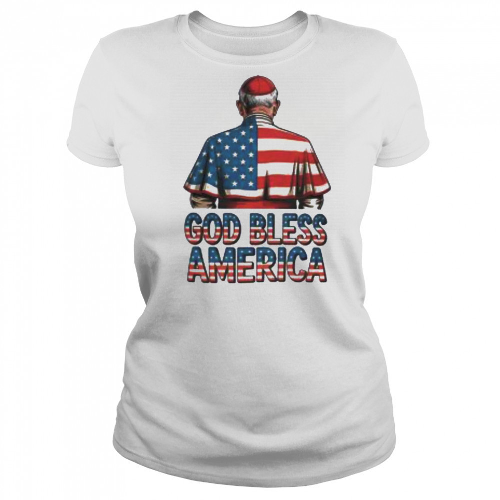 God Bless America Pope Leo XIV Robert Prevost Shirt Women's T-shirt