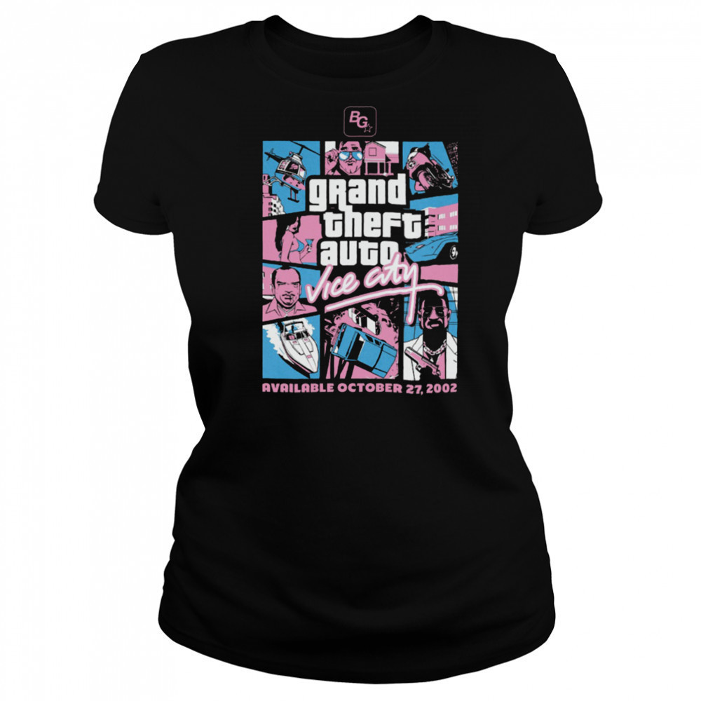 Grand Theft Auto Vice City Vintage Graphic T Shirt Women's T-shirt