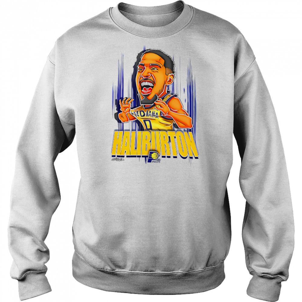Haliburton Nba Pacers Basketball funny cartoon shirt Hoodie