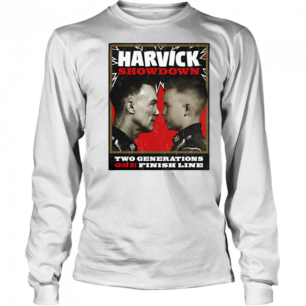 Harvick showdown two generations one finish line shirt Long Sleeved