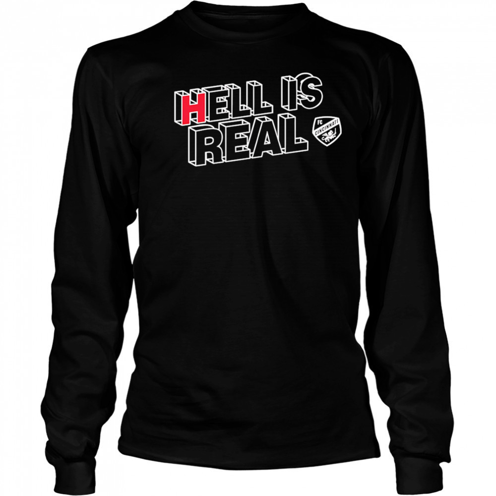 Hell Is Real Coordinates Columbus shirt Long Sleeved