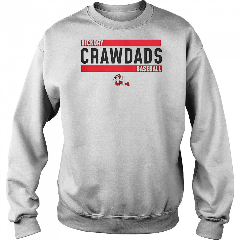 Hickory Crawdads Baseball Logo T-Shirt Hoodie