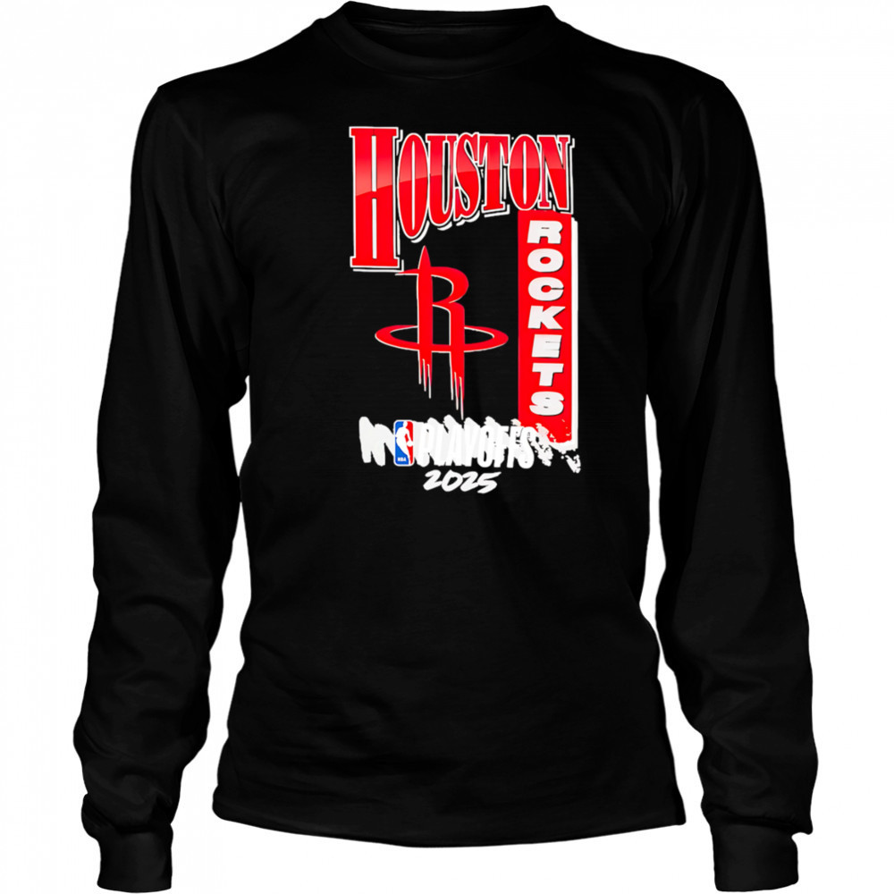 Houston Rockets Nba 2025 Playoffs shirt Long Sleeved