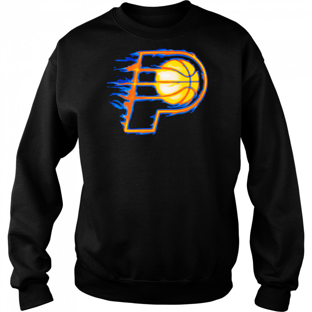 Indiana Pacers Chrome Flame logo 2025 shirt Hoodie