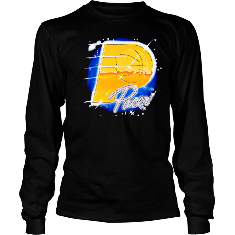 Indiana Pacers Chrome Logo 2025 shirt Long Sleeved