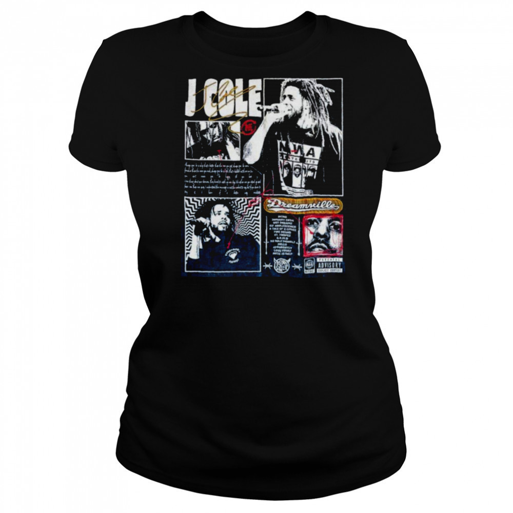 J Cole Faded Washed Hip Hop T Shirt Women's T-shirt