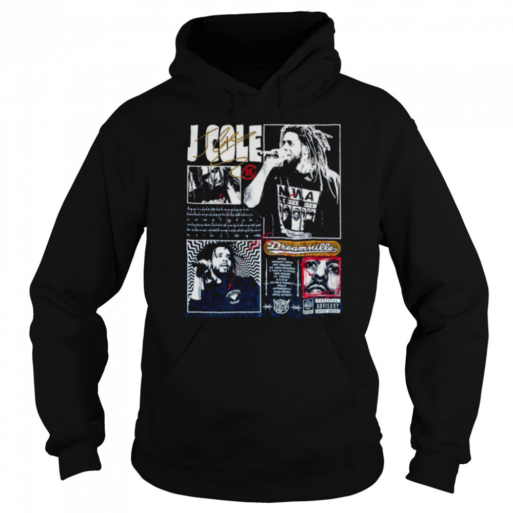 J Cole Faded Washed Hip Hop T Shirt Sweatshirt
