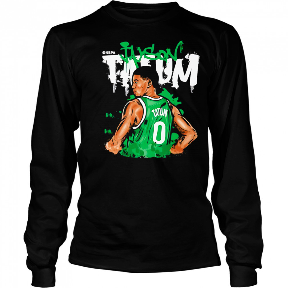 Jayson Tatum Pose G Boston Celtics shirt Long Sleeved