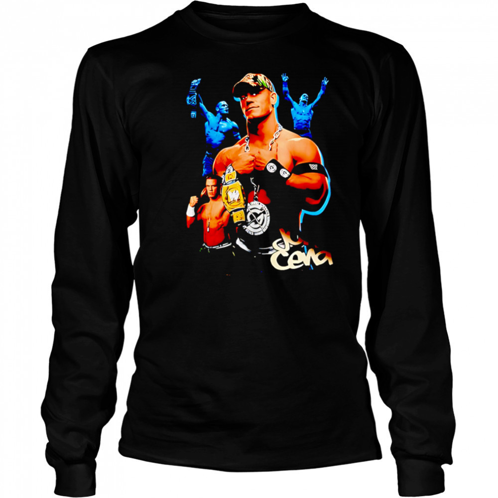 John Cena hustle loyalty respect graphic shirt Long Sleeved