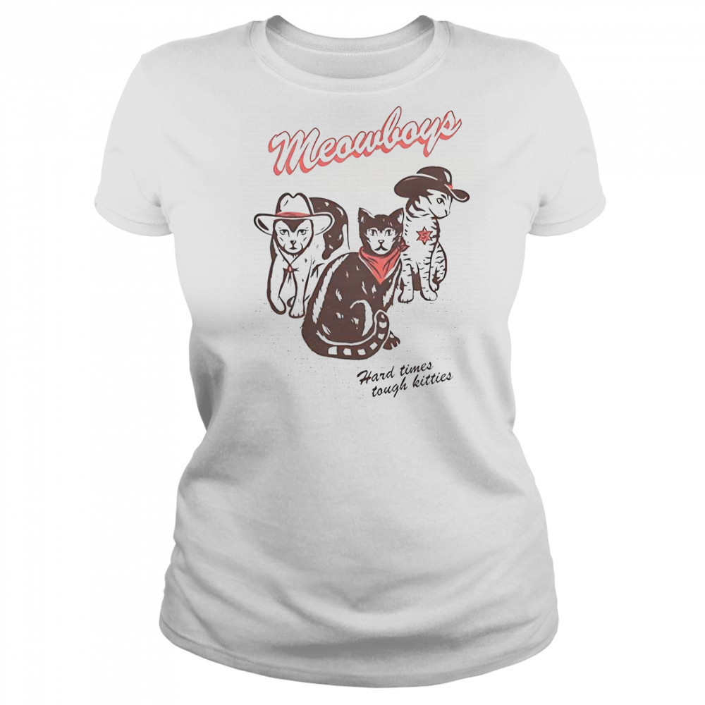 Joywave Meowboys Hard Times Tough Kitties T-Shirt Women's T-shirt
