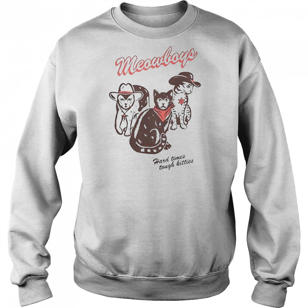 Joywave Meowboys Hard Times Tough Kitties T-Shirt Hoodie