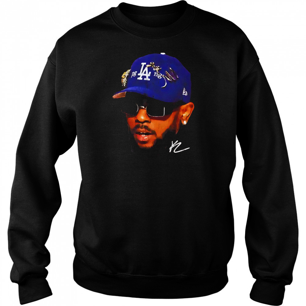 Kendrick Lamar Big head hat LA shirt Hoodie