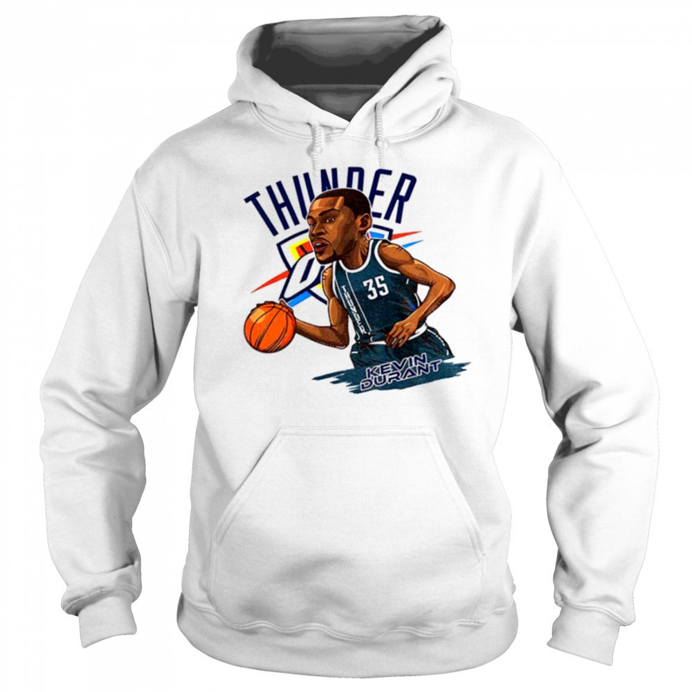 Kevin Durant 35 Oklahoma City Thunder NBA Basketball cartoon shirt Sweatshirt