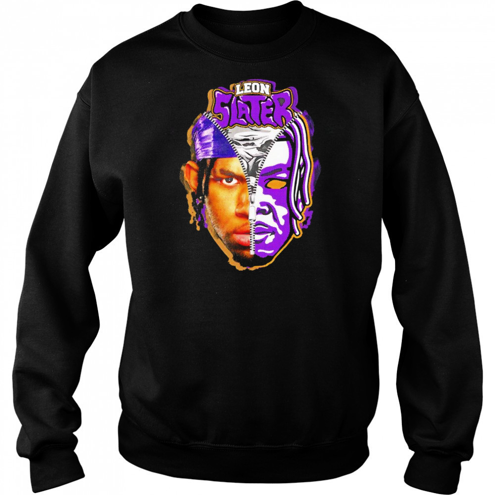 Leon Slater zip up skull shirt Hoodie