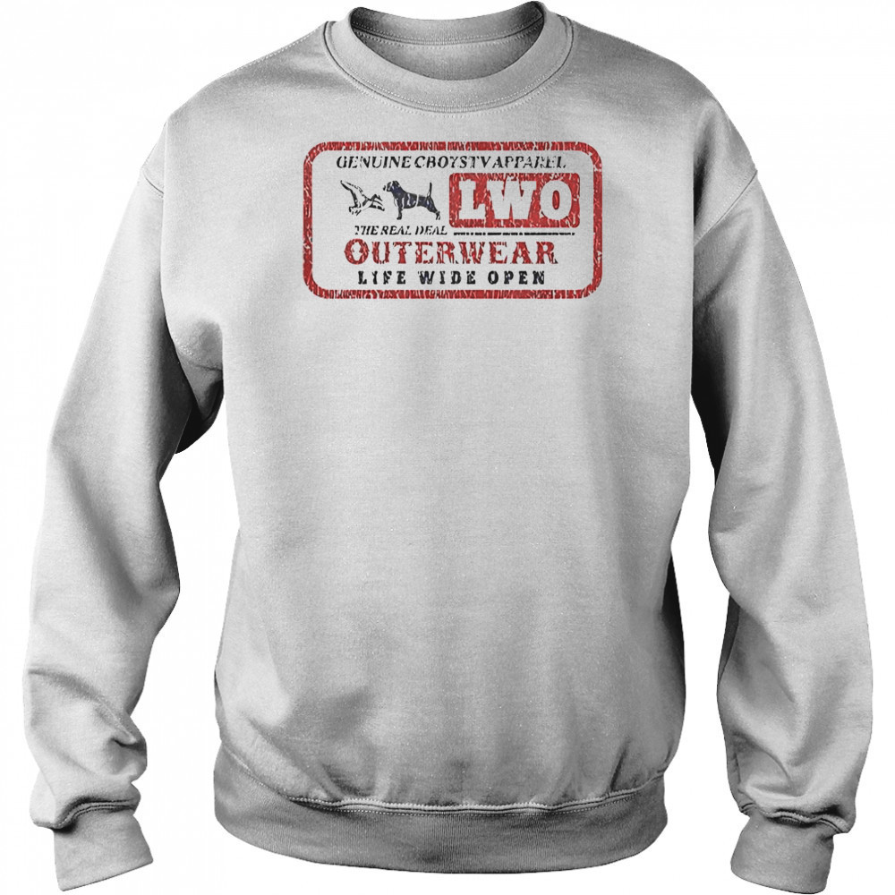 Life Wide Open Genuine CboysTV The Real Deal Outerwear T-Shirt Hoodie