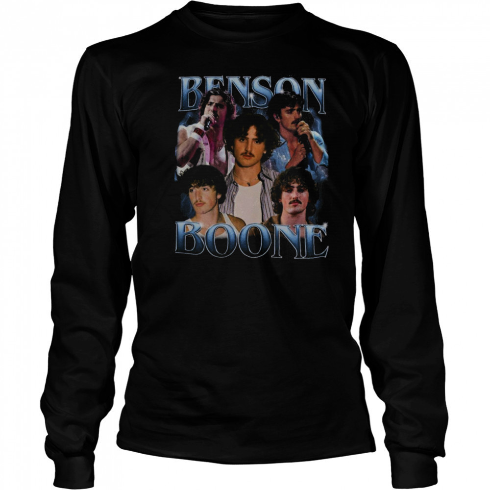Limited Benson Boone Retro 90s T Shirt Long Sleeved